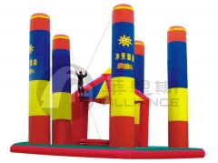 五柱充氣蹦極運(yùn)動(dòng)氣模設(shè)備廠家價(jià)格